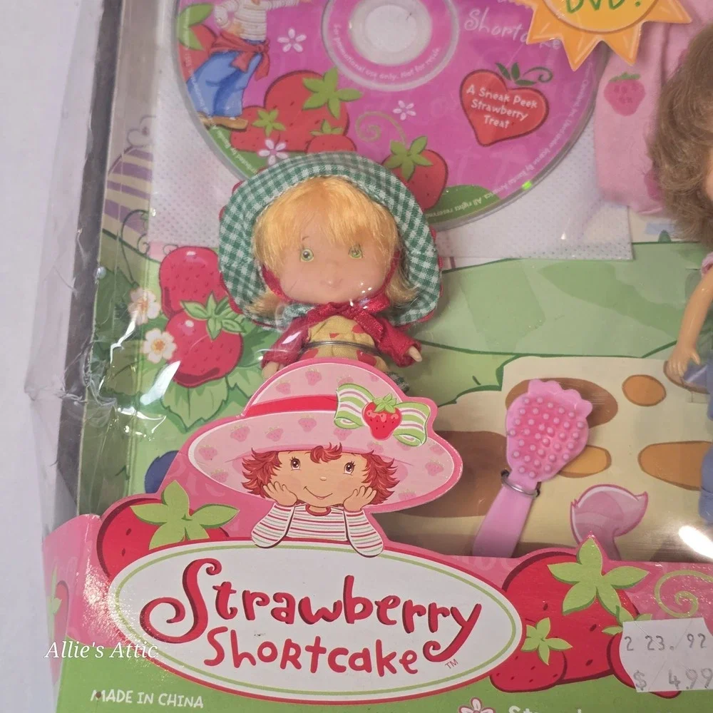 Strawberry Shortcake Berry Sweet Sisters DVD Apple Dumpling Vintage Toy Doll New